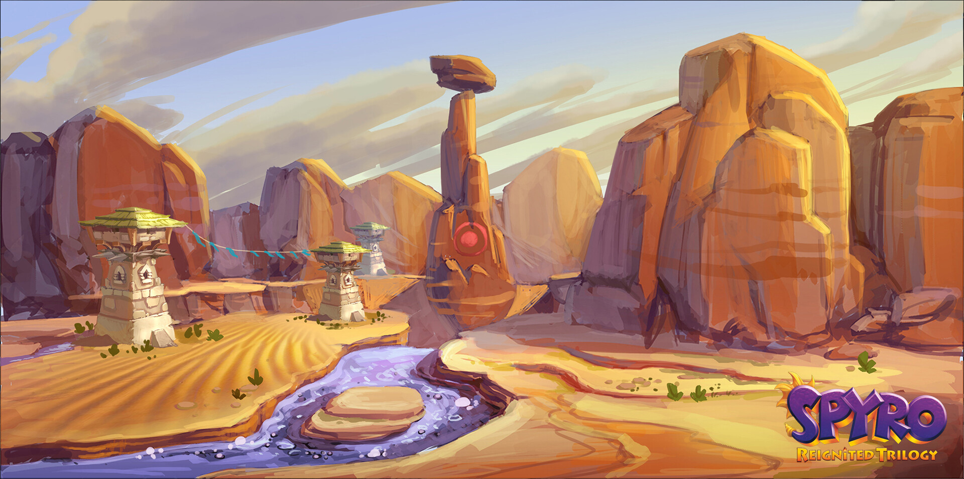 Spyro Reignited Trilogy concept art of Peace Keepers