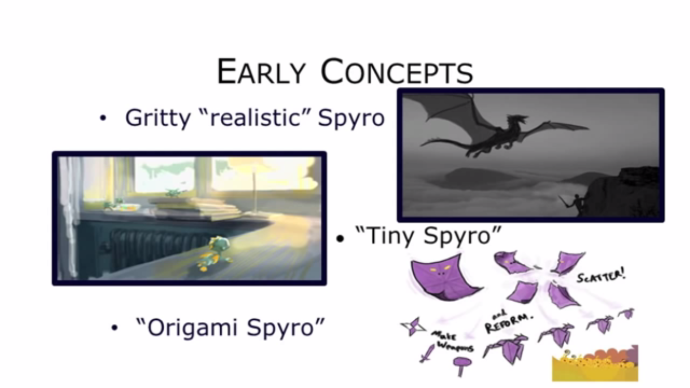 Toys for Bob's early ideas for the Spyro license