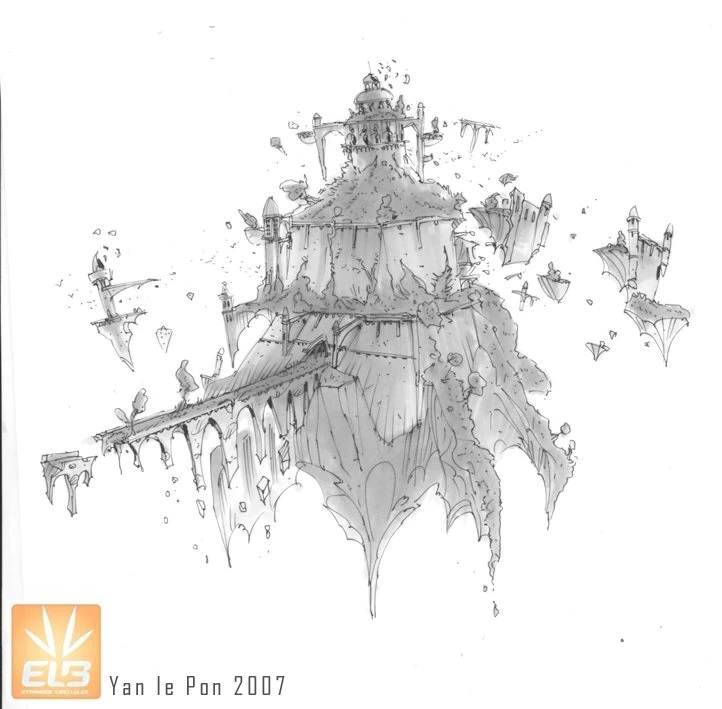 Floating Islands concept by Yan Le Pon