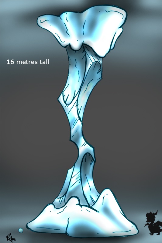 Ice Column by Ronald Marc