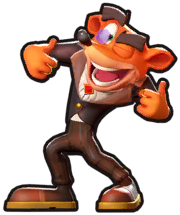 Crash Bandicoot's Moneybags costume