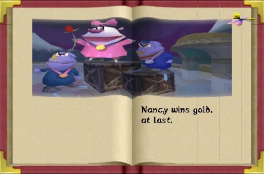 Nancy as seen in the Spyro 3 skill points epilogue