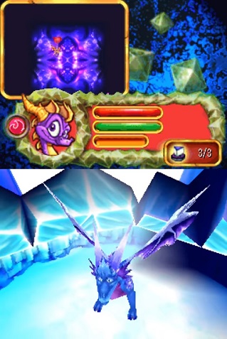 An illusion of Cyril is used as the final test to Spyro's Fire elemental dream