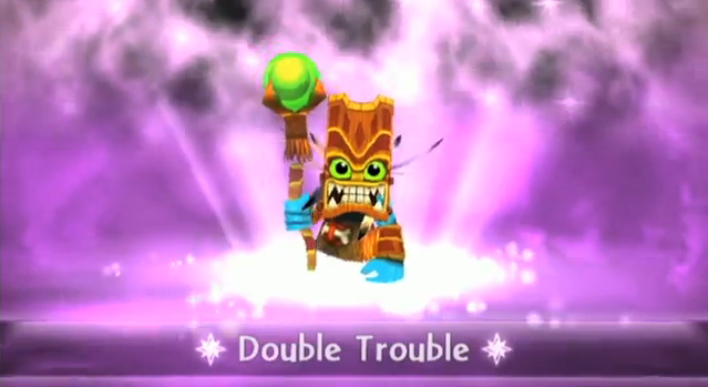 Double Trouble in his elemental background