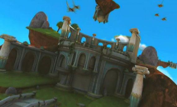 The Elder Dragon Throne as seen in the intro of Skylanders: Spyro's Adventure (with the exception of the Dragon's Throne)