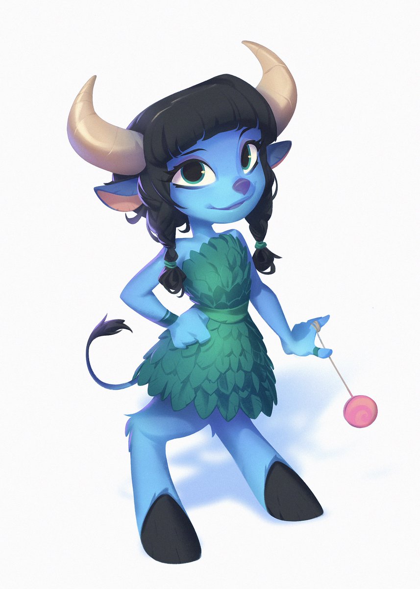 Spyro Reignited Trilogy concept art of a female faun