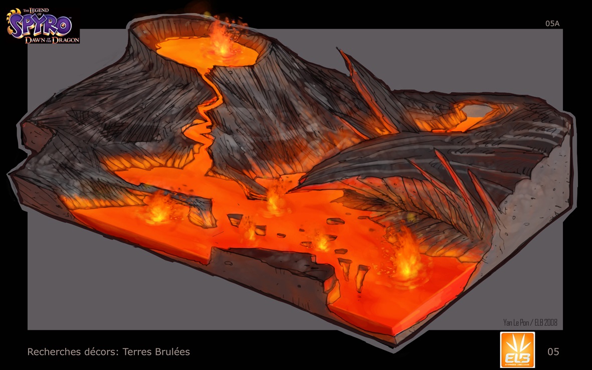 The Burned Lands concept by Yan Le Pon
