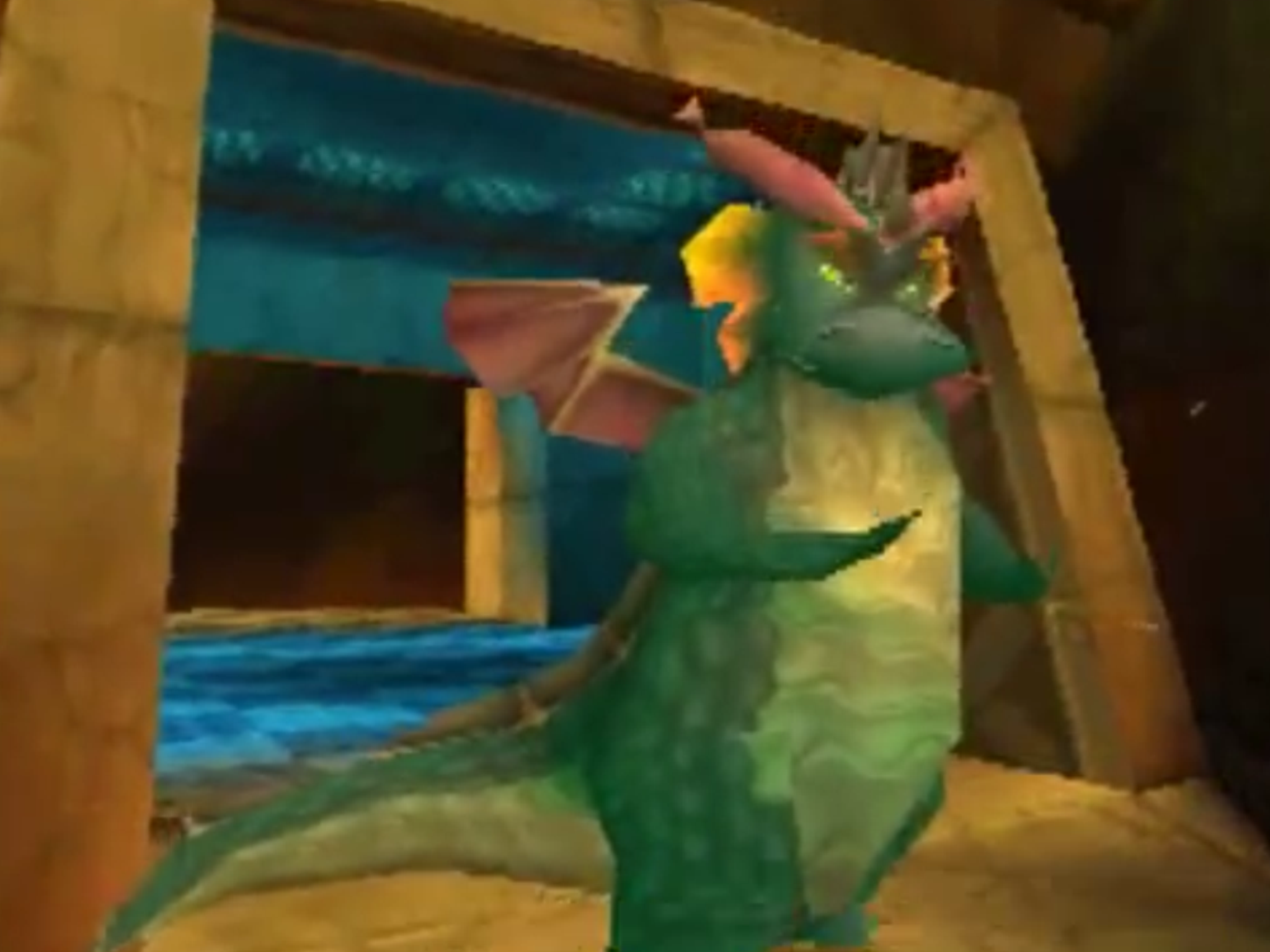 Cleetus in the normal color scheme, in the PAL version