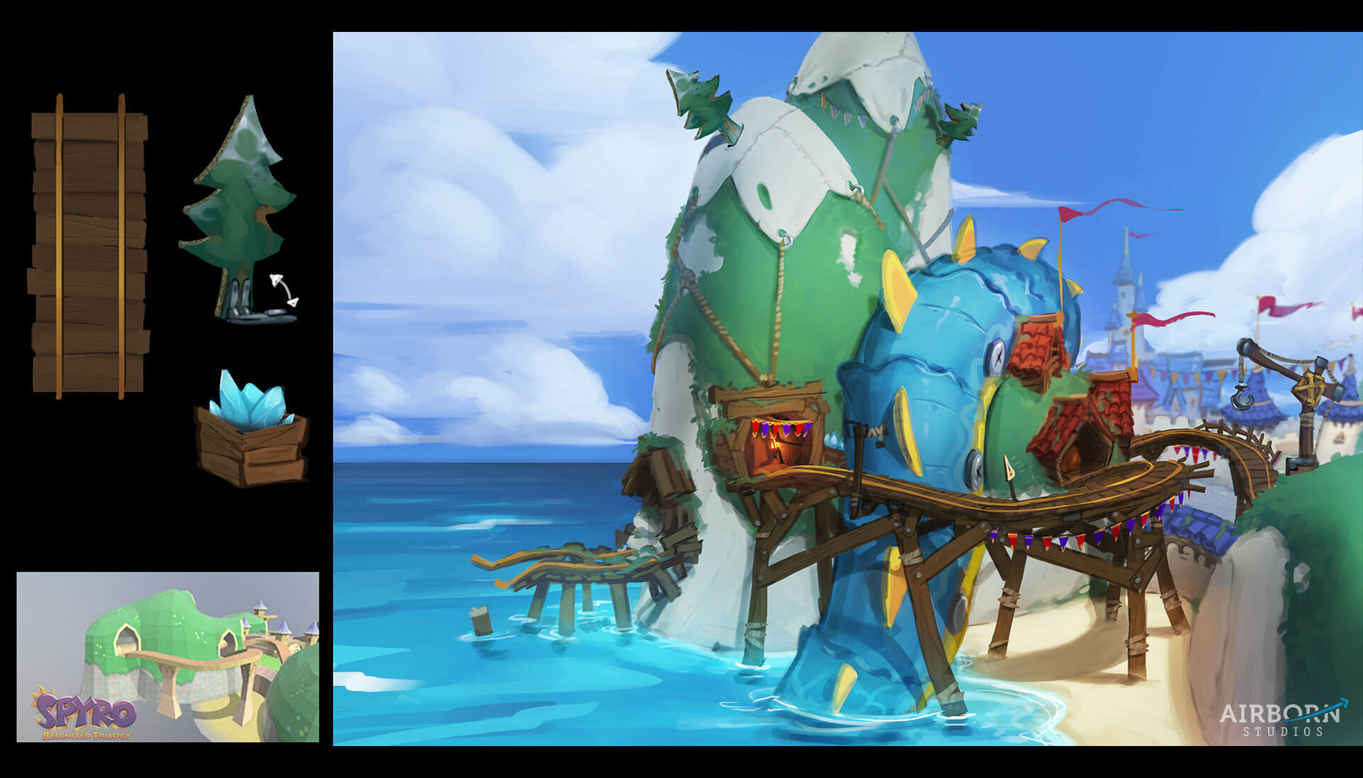 Dragon coaster details