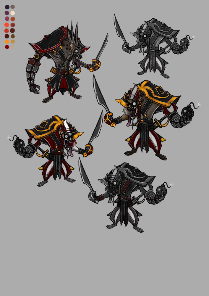 Skavenger concepts by Roderick Wong