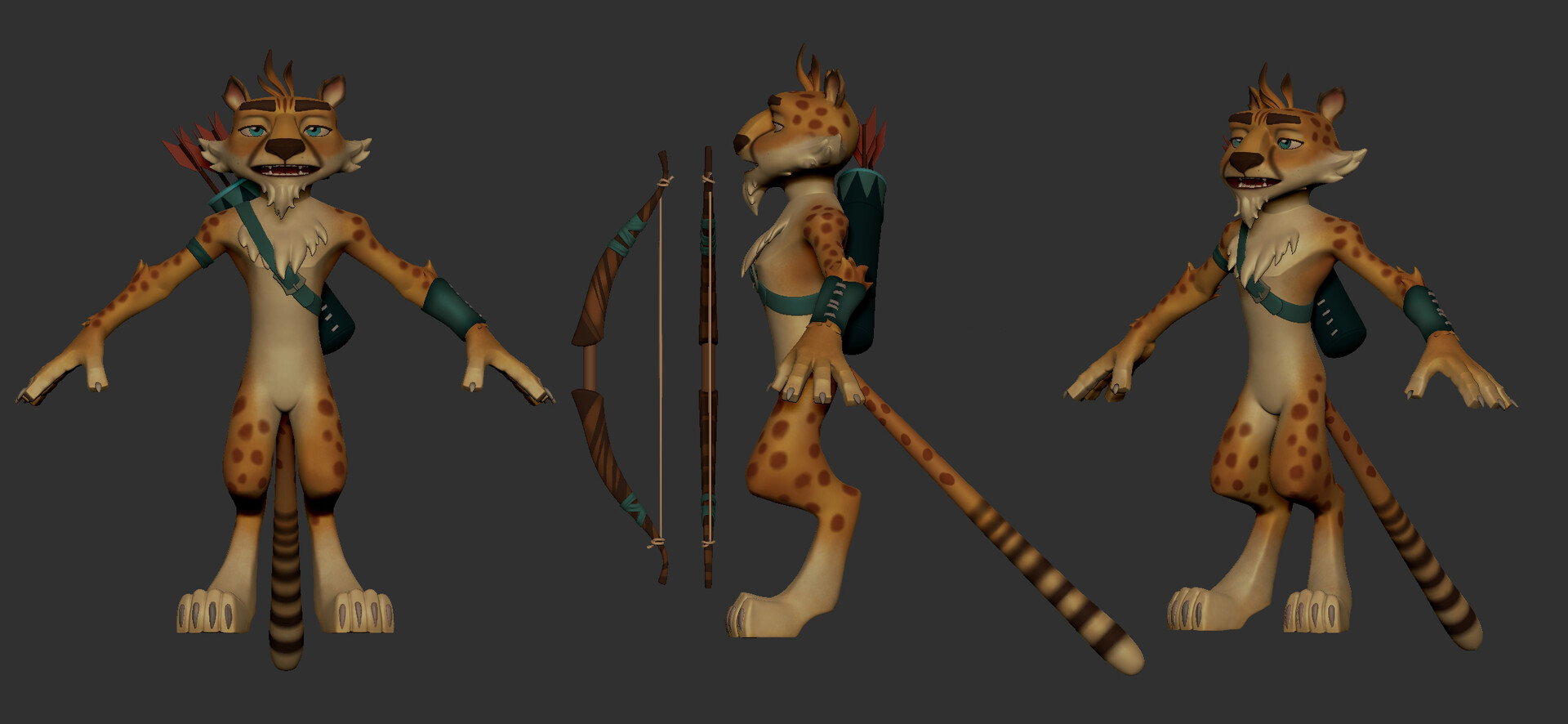 Character model of Hunter by Arik Newman