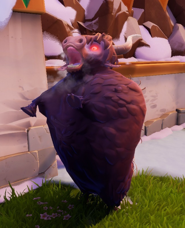 In the Spyro Reignited Trilogy, a Yak's eyes turn red when they spot Spyro