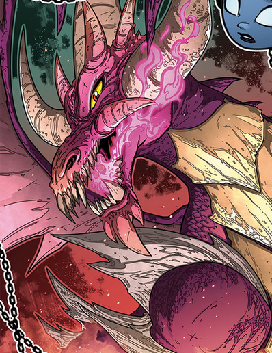 Malefor before his battle with Hex
