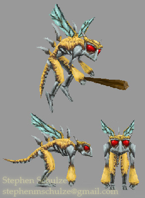 Character model of a Goblin Messenger for the DS version of Dawn of the Dragon