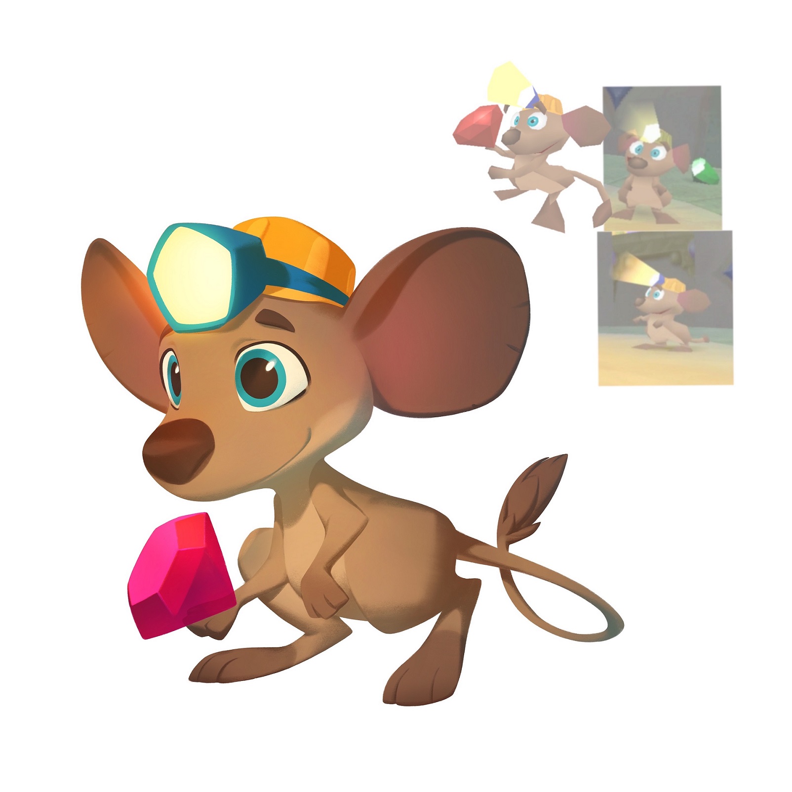 Spyro Reignited Trilogy concept art of a Gemcutter by Nicholas Kole