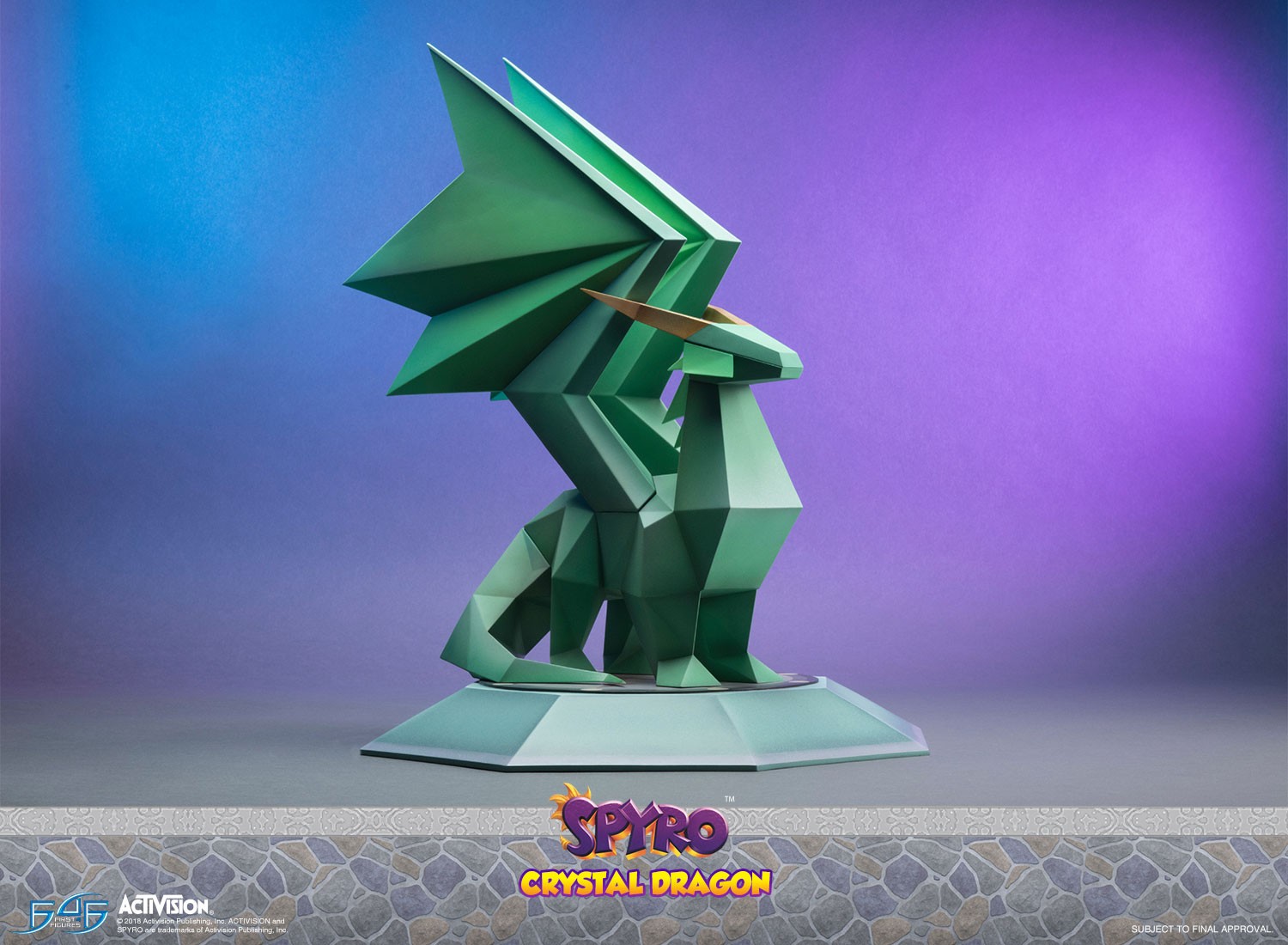 Regular edition of the First4Figures Crystal Dragon Statue