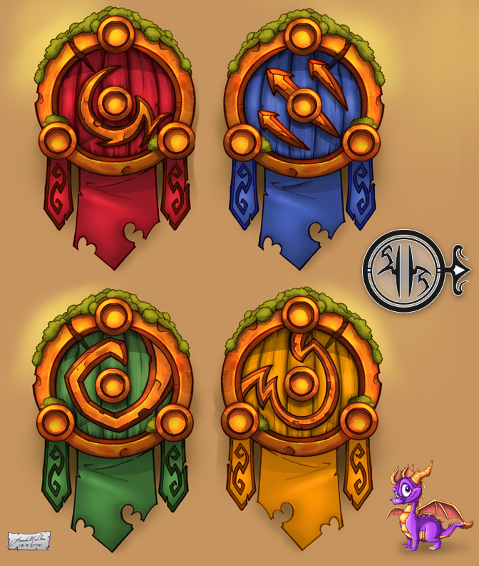 Dojo Elemental Banners