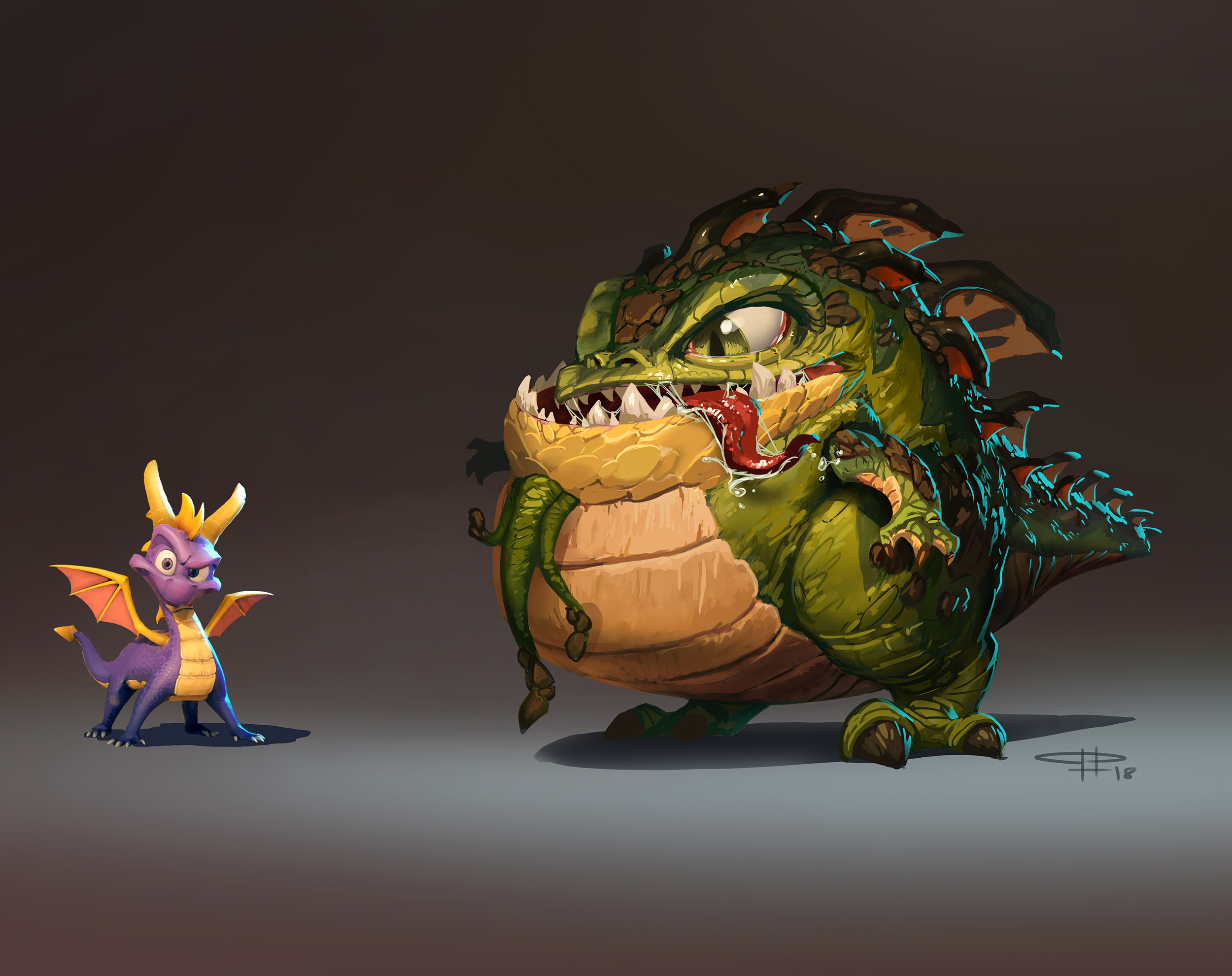 Spyro Reignited Trilogy Buzz concept art by Pedro Cardoso
