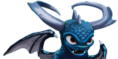 Skylanders: Swap Force art portrait of Series 3 "Mega Ram" Dark Spyro