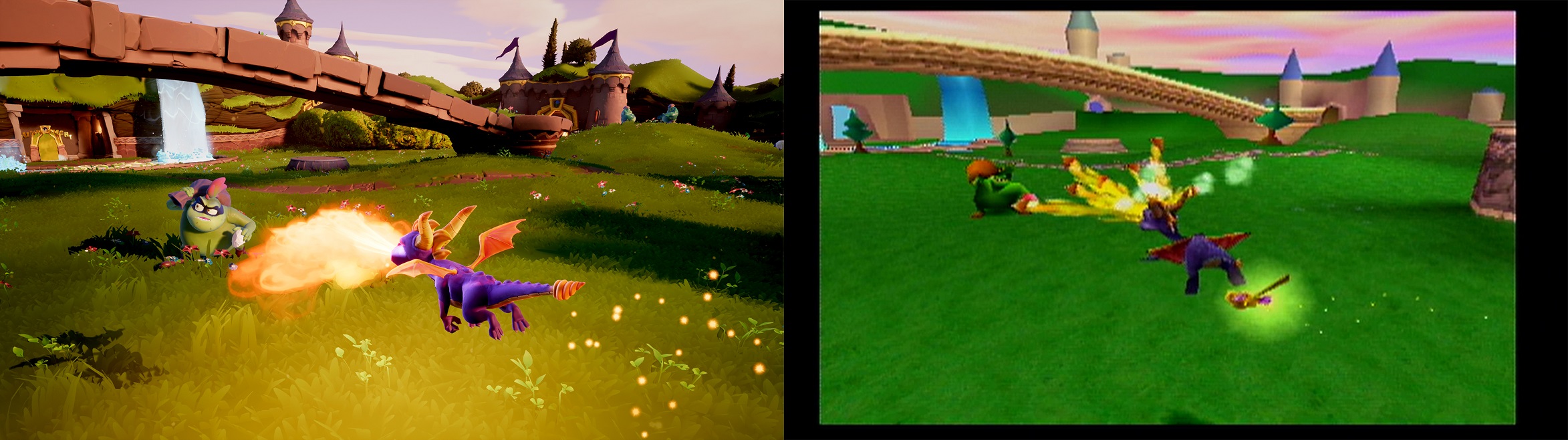 Playstation 1 and Reignited Trilogy comparisons