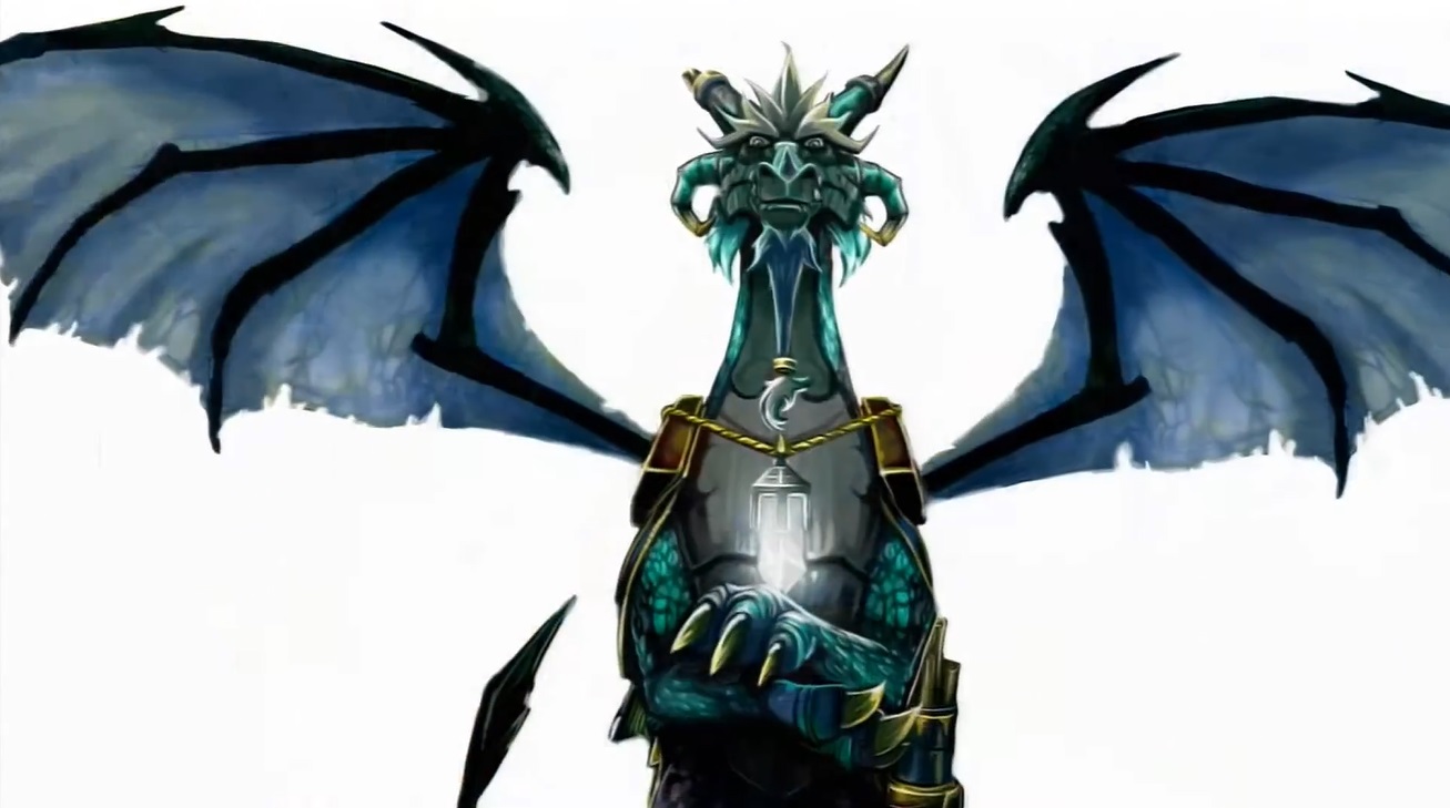 Concept art of the Chronicler for Dawn of the Dragon