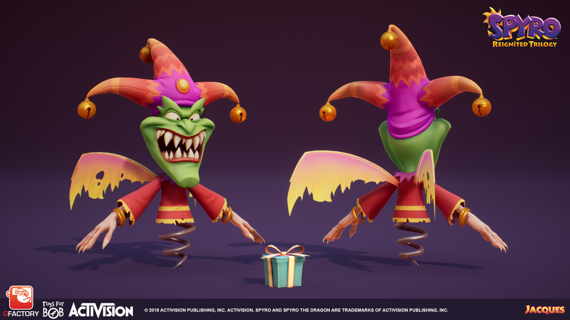 Jacques' colored 3D model
