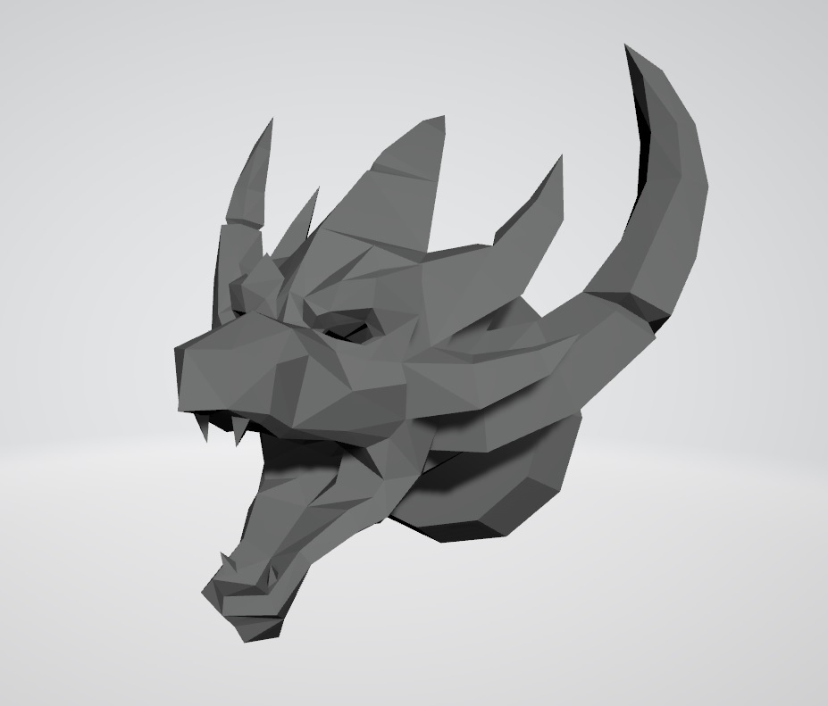 Ingame model of Malefor's statue head used as a laser security system at the Well of Souls