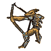 Unused Orc Archer sprite for the DS version of Dawn of the Dragon