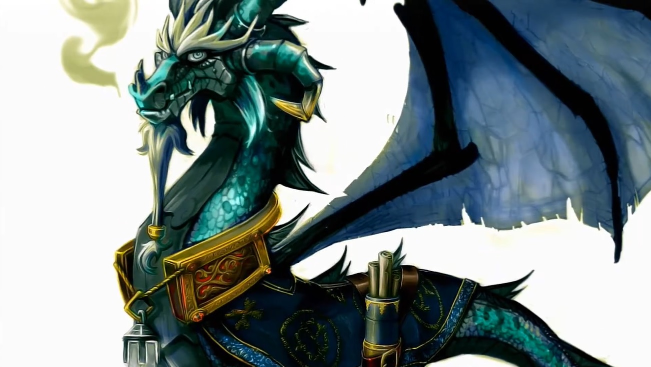 Concept art of the Chronicler for Dawn of the Dragon