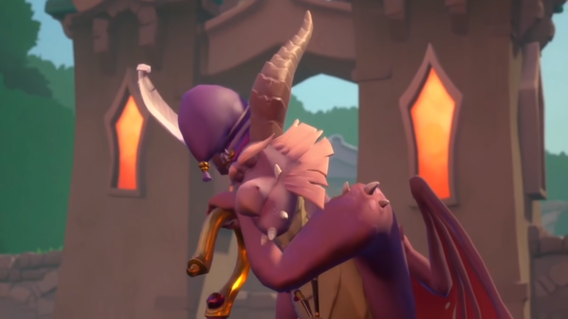 Astor in the remade intro of Spyro the Dragon in the Reignited trilogy