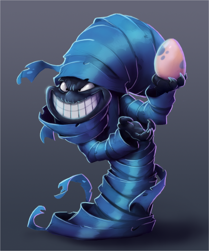 Spyro Reignited Trilogy concept art of a Blue Thief