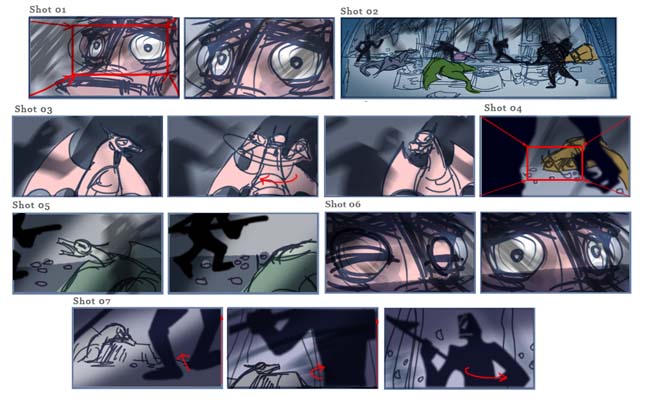 Ignitus Flashback storyboard