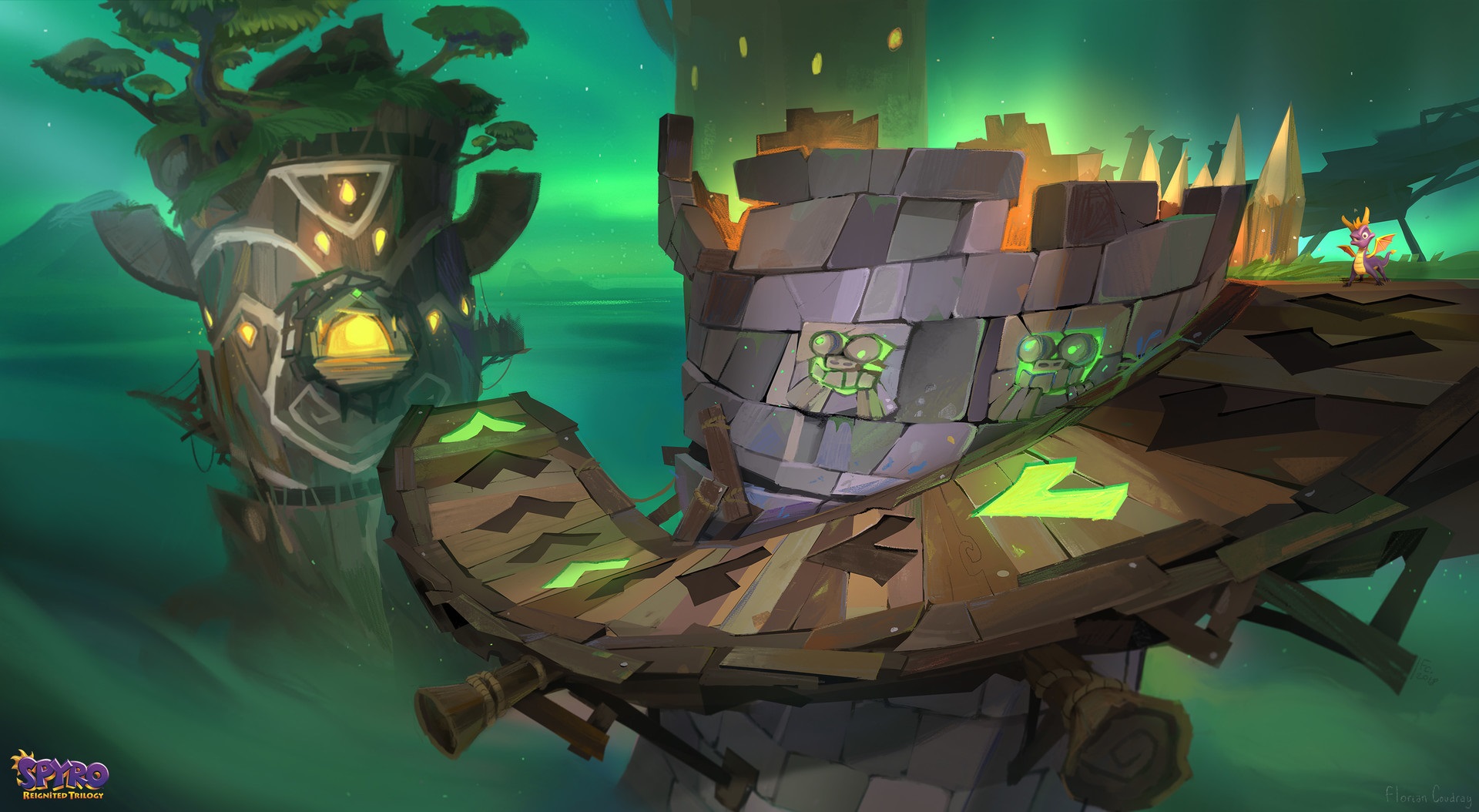 Spyro Reignited Trilogy Tree Tops supercharge ramp