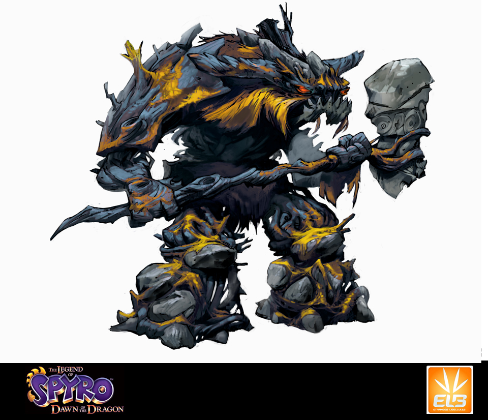 Concept art of a Hero Orc by Yan Le Pon