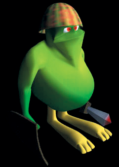 CG model of a Soldier
