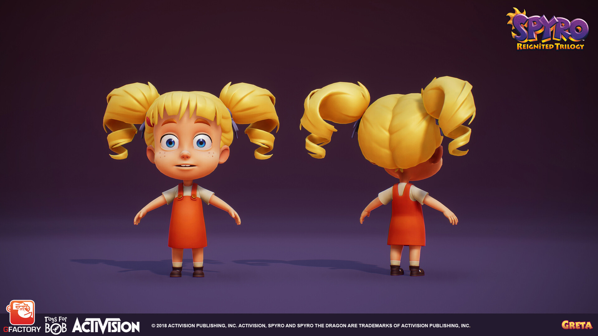 Character model of Greta