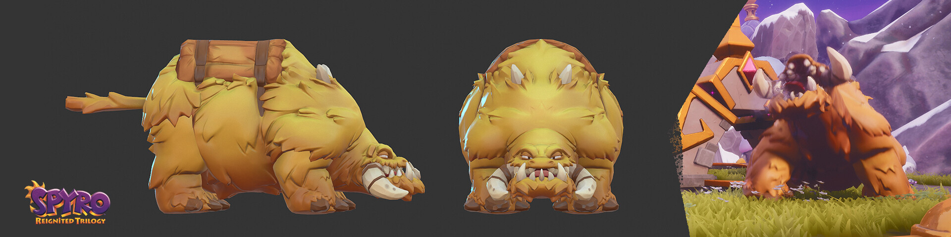Character model of the Beast by Anthony Weisheng Lee