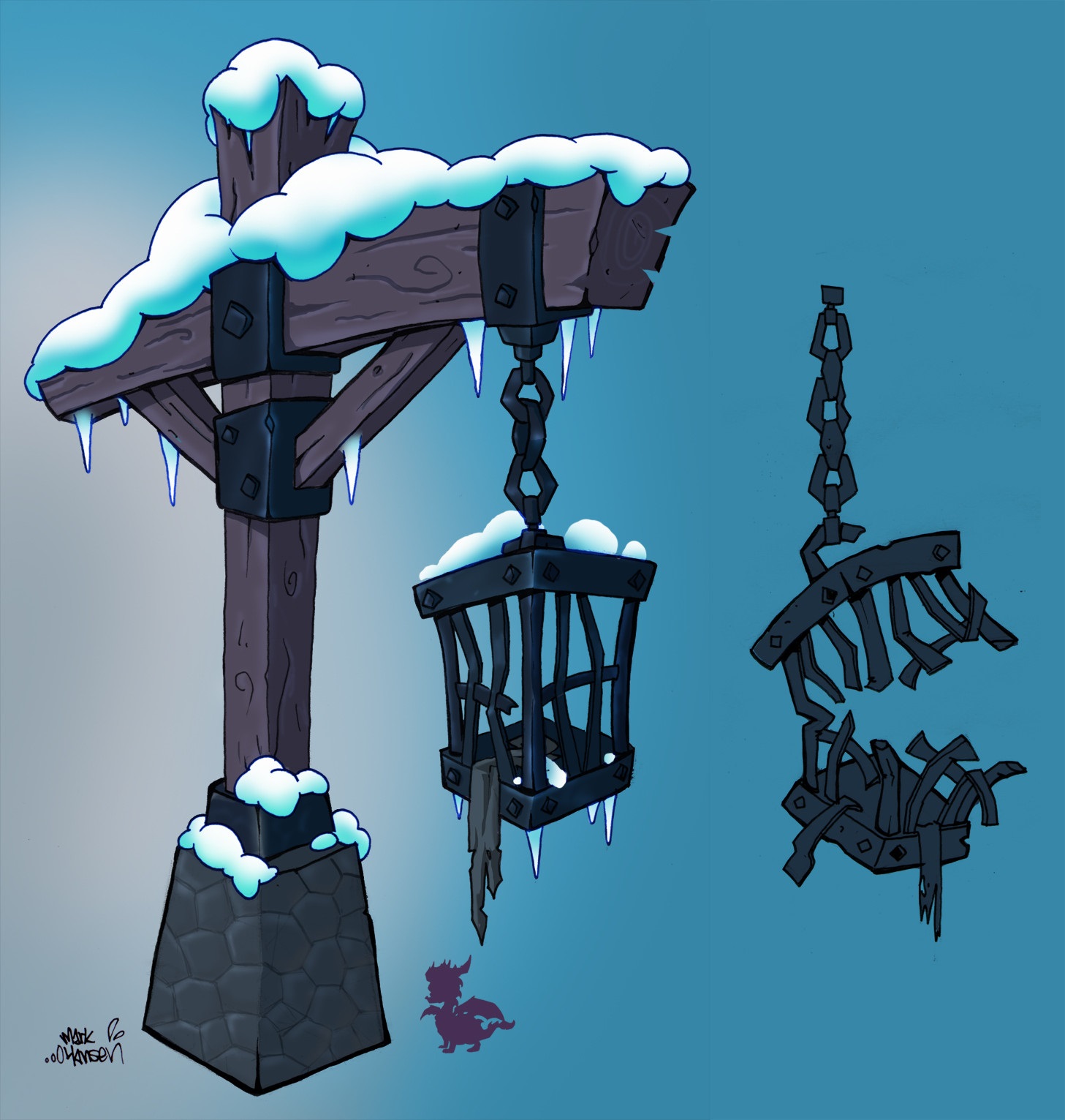 Crow's cage by Mark Hansen