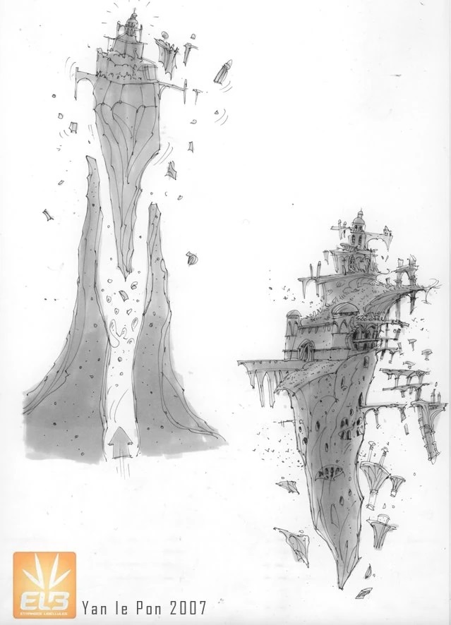 Floating Islands concept by Yan Le Pon