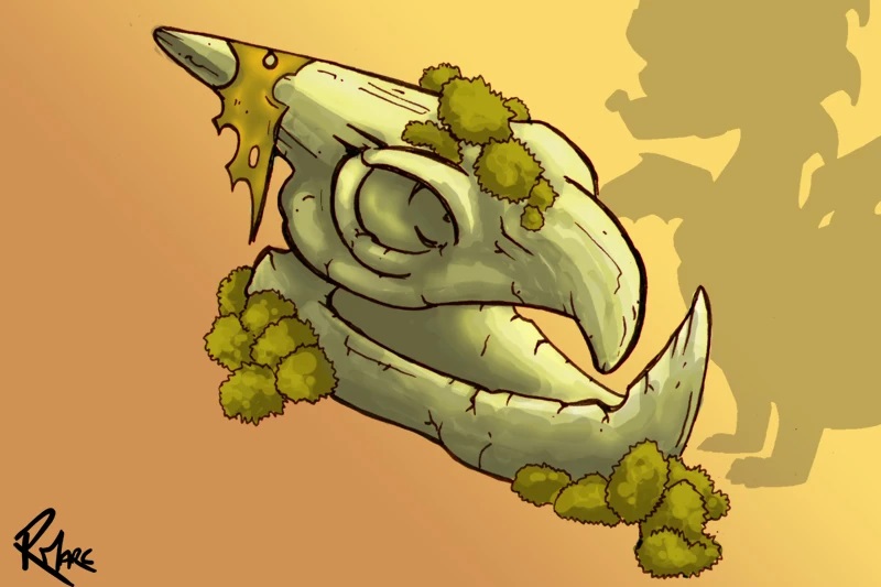 Smashable Swamp Skull by Ronald Marc