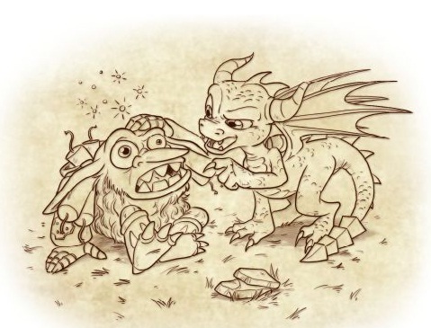 Spyro and Boomer
