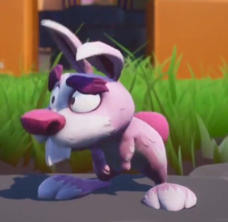 The bunny's third form and normal size in Reignited