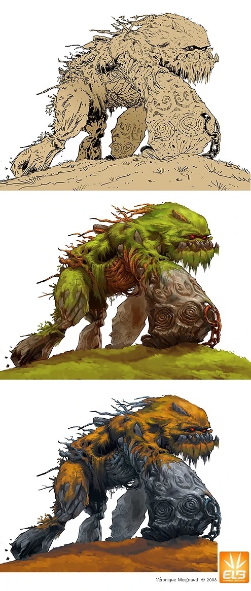 Color concepts of a Troll