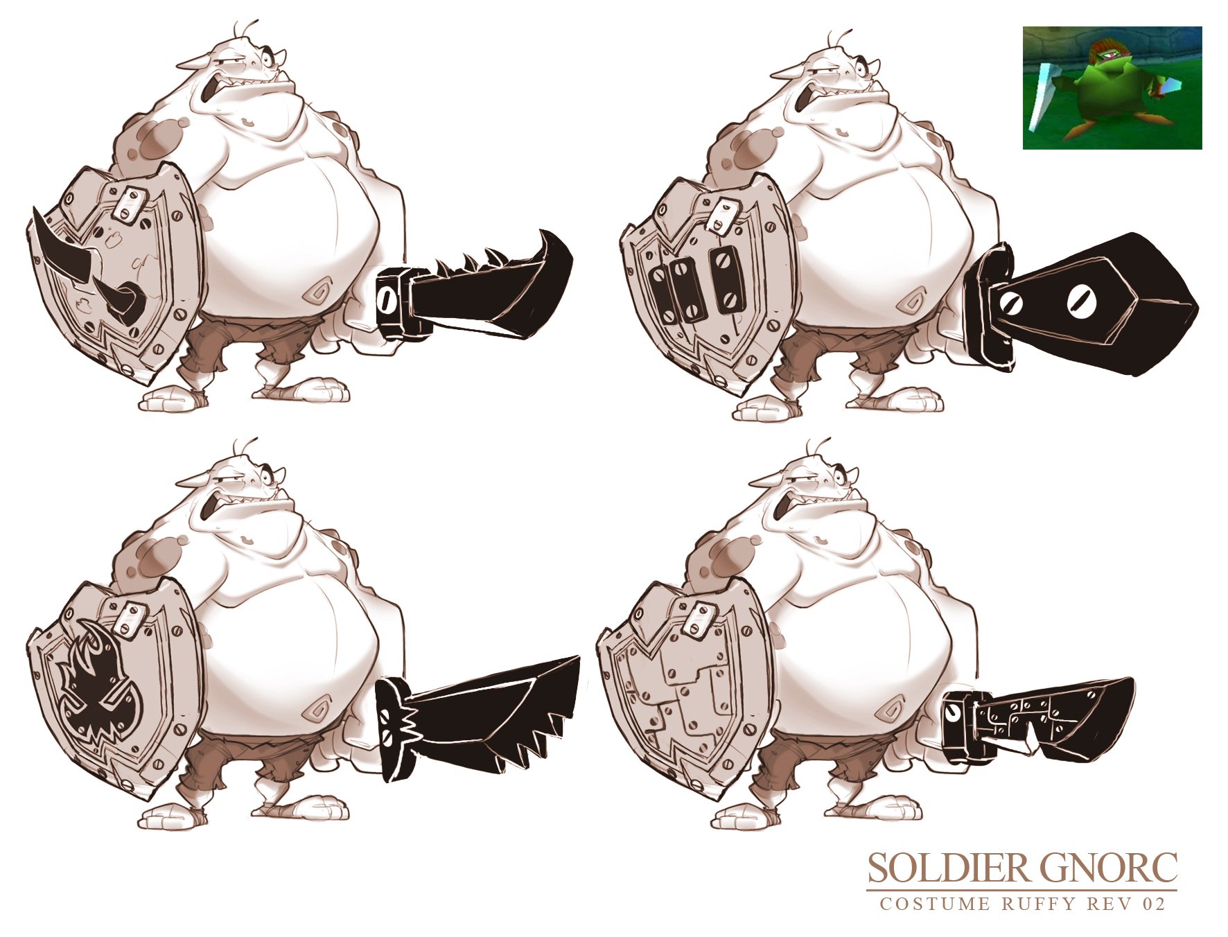 Concept art of a Soldier by Rob Duenas