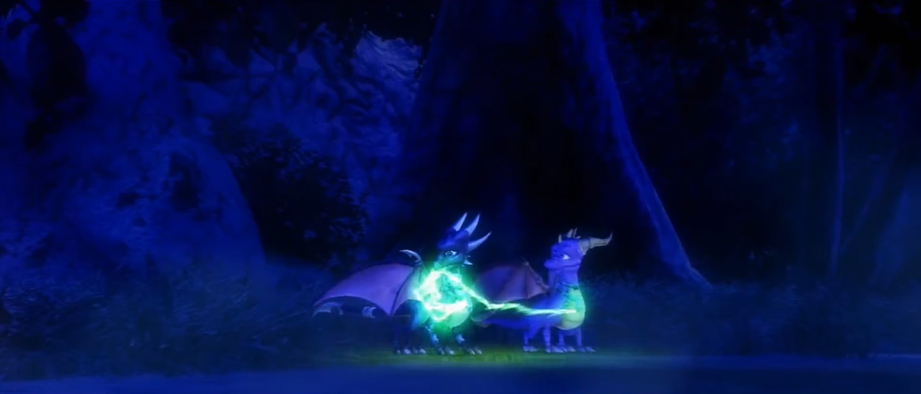 Spyro and Cynder discovering they've been chained