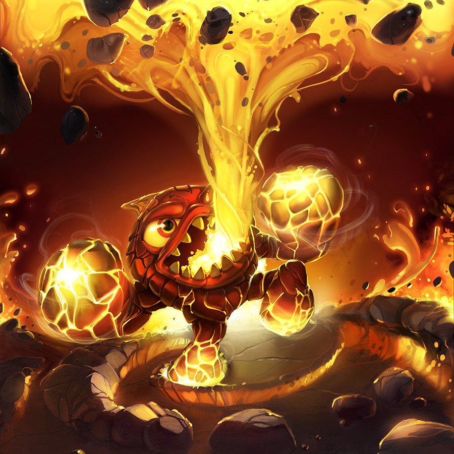 Eruptor's Pyroclasmic Blast card art