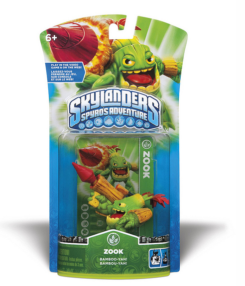 Zook in his toy packaging