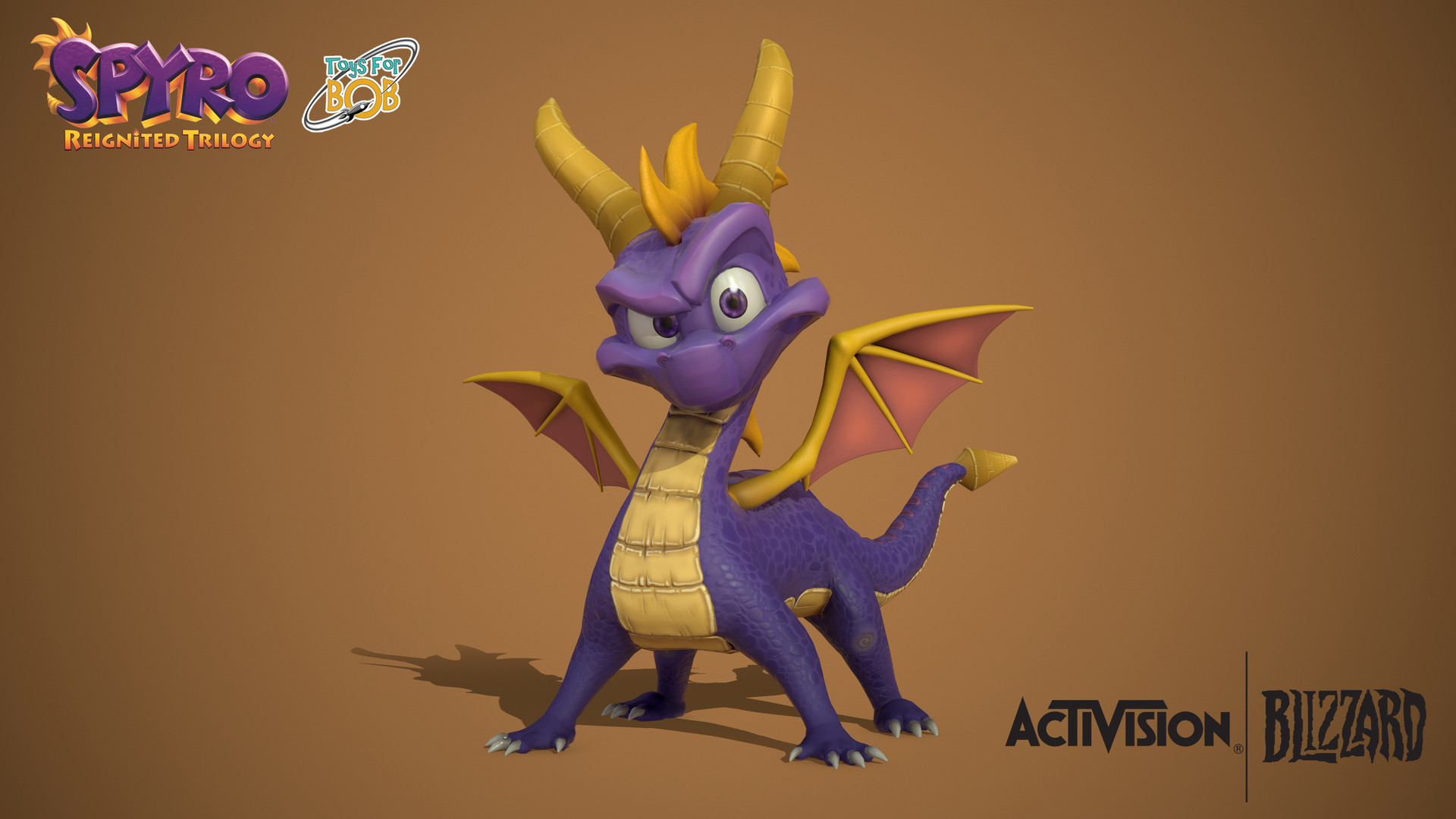 Prototype model of Spyro for the Spyro Reignited Trilogy
