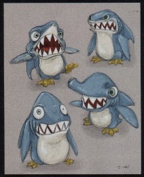 Early Character Design of Terrafin