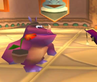 Buzz's core form in the original PlayStation game
